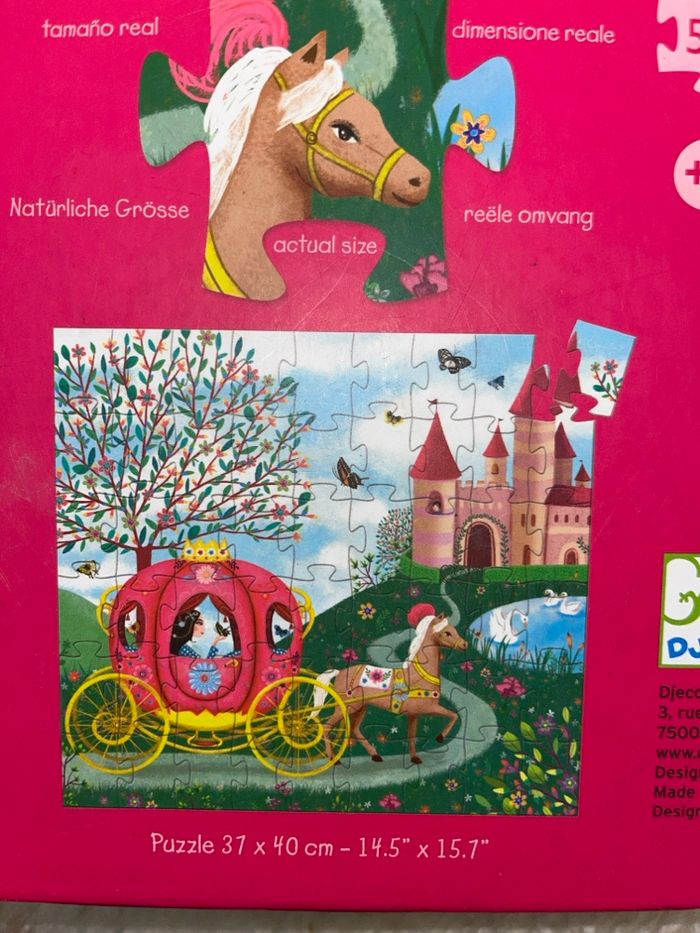 Puzzle le carrosse d’Élise djeco - photo numéro 4
