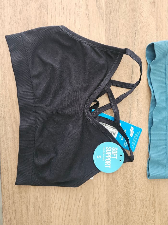 Brassière sport ODLO réversible Seamless femme 36 38 taille S - photo numéro 3