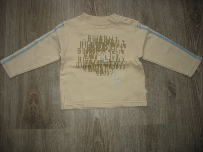 TEE SHIRT ML BEIGE BÉBÉ GARÇON "OBAÏBI" - 23 MOIS - n°01 - photo numéro 2