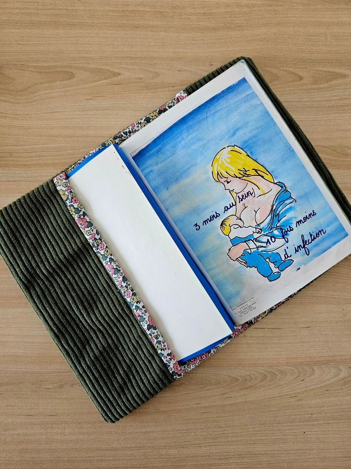 Protege carnet de santé Kaki - photo numéro 5