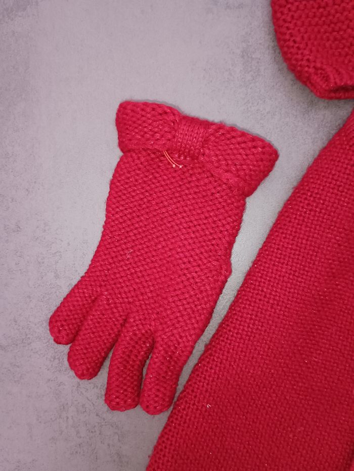 Bonnet + écharpe+ gants - photo numéro 2