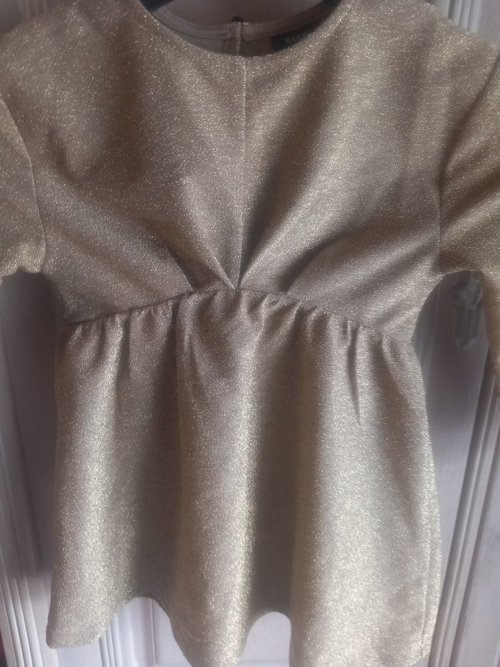 Robe manches longues pailletée 3 ans - photo numéro 2