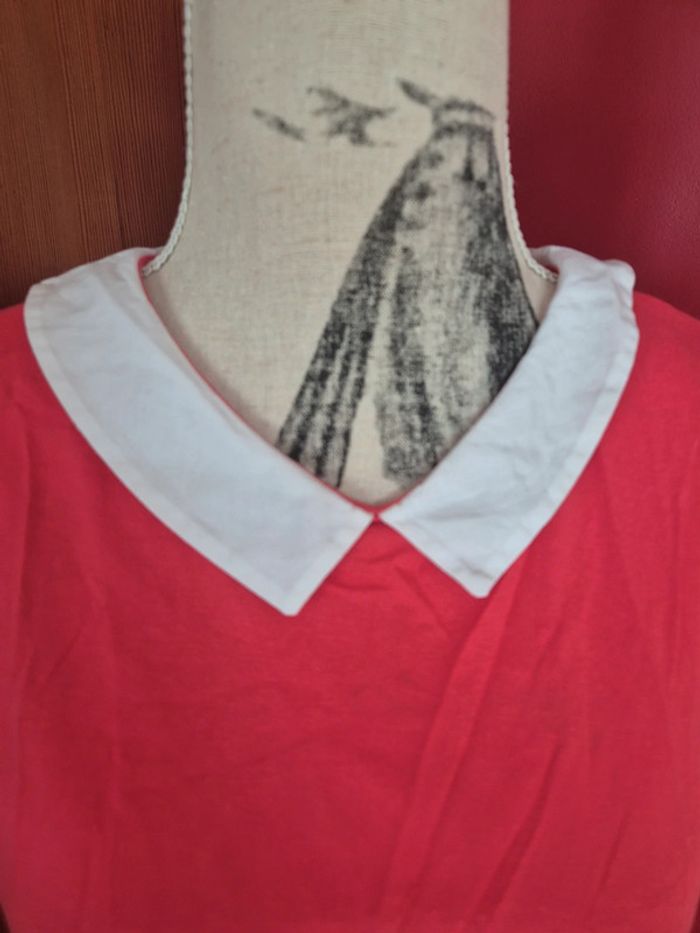 T-shirt rouge Naf Naf - photo numéro 2