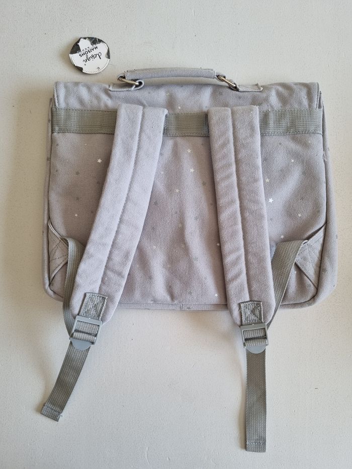 Cartable gris avec étoiles Maison du Monde neuf - photo numéro 8