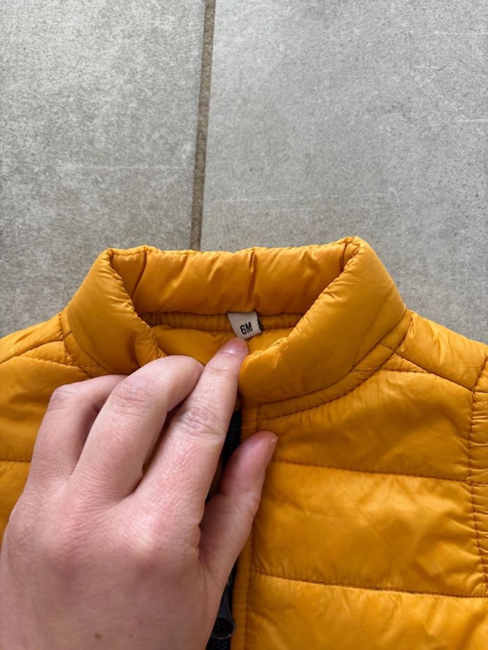 Doudoune jaune sans manche - photo numéro 2