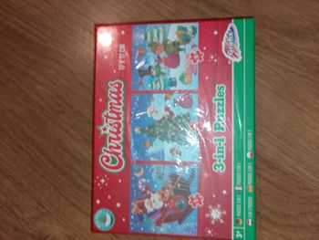 Lot de 3 puzzles Noël neuf