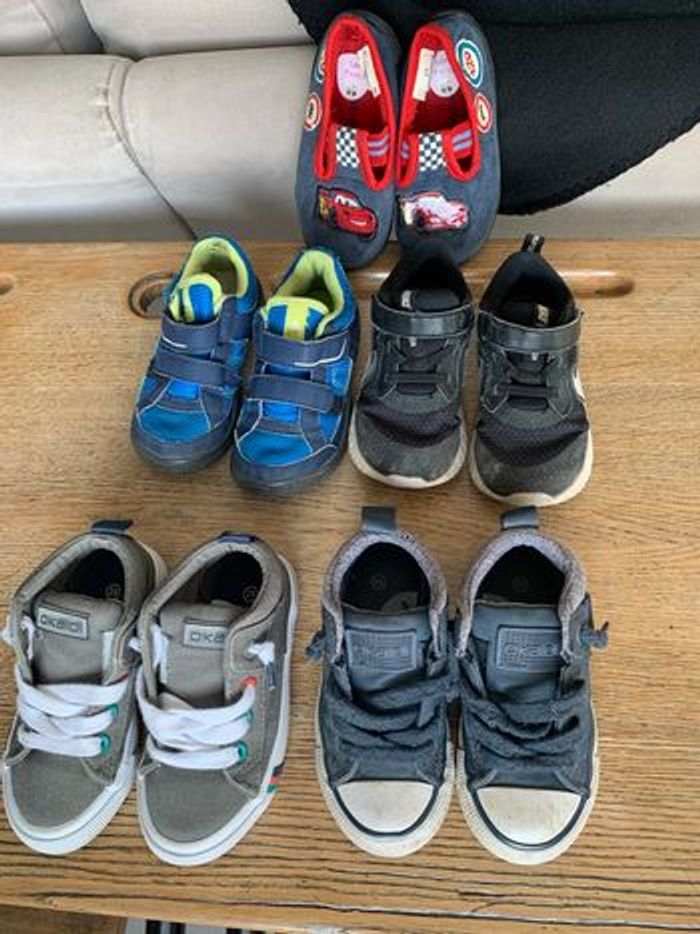 Lot chaussures garçon taille 25