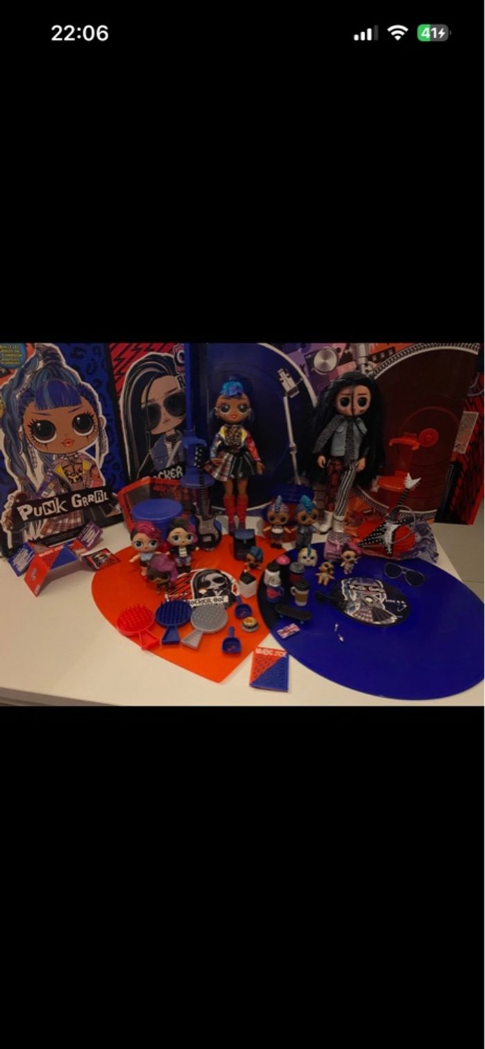 LOL Surprise OMG Remix Mannequin Doll - Collectible - Fashion Clothing & Accessories - Rocker Boi & Punk Grrl - 2 Packs