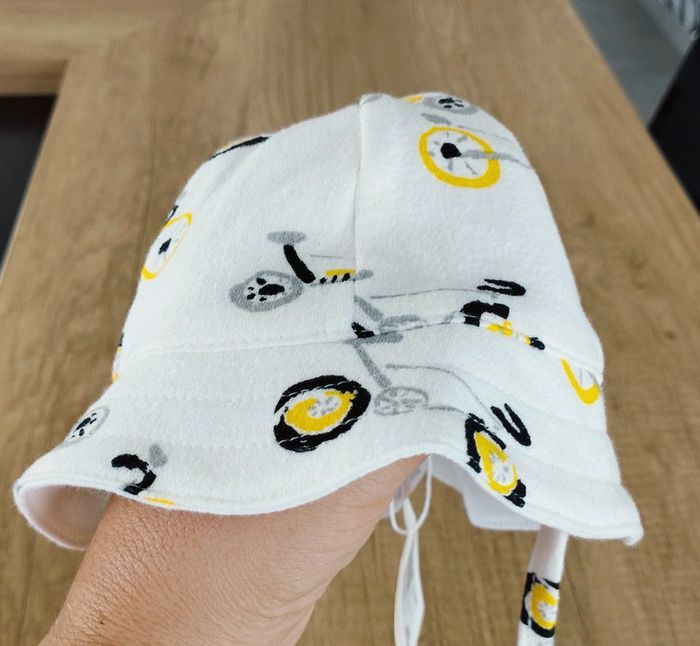 Chapeau bob fille blanc taille 46 Catimini - photo numéro 2