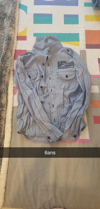 Chemise manches longues