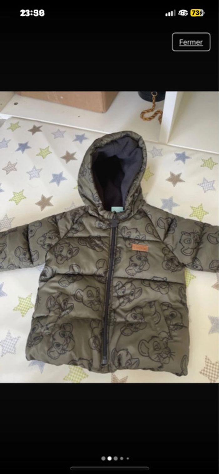 Doudoune simba kaki 6 mois