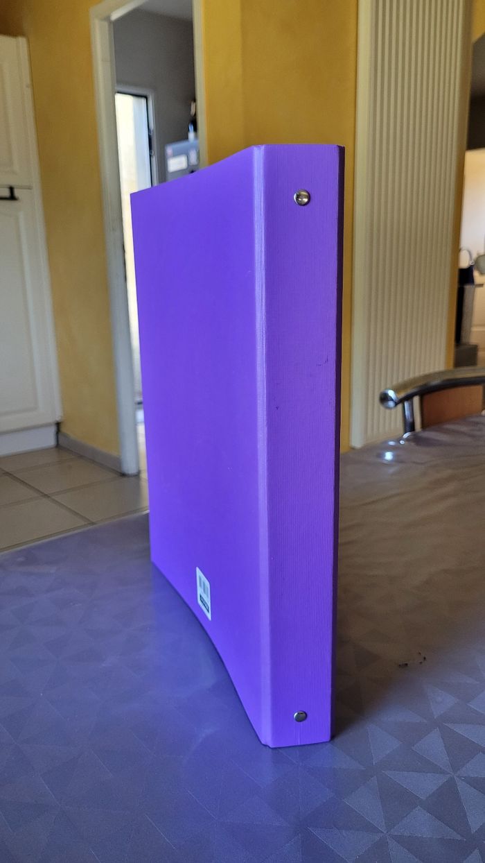Classeur exacompta violet - photo numéro 2