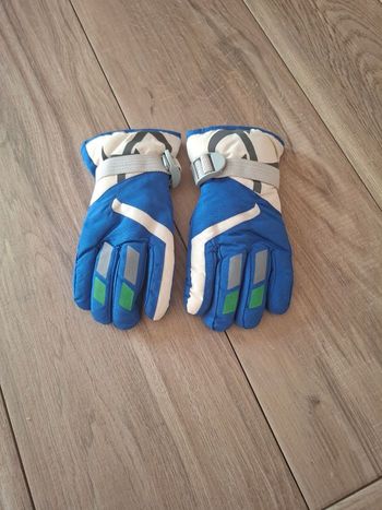 Gants de Ski neige hiver pour enfant Imperméable bleu