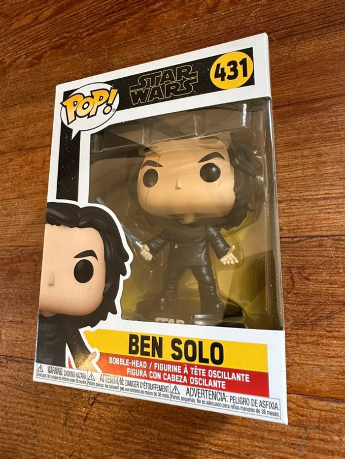 NEUF Figurine Funko Pop Star Wars 431 Ben Solo tête oscillante vinyle