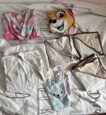 Lot serviette bain enfant