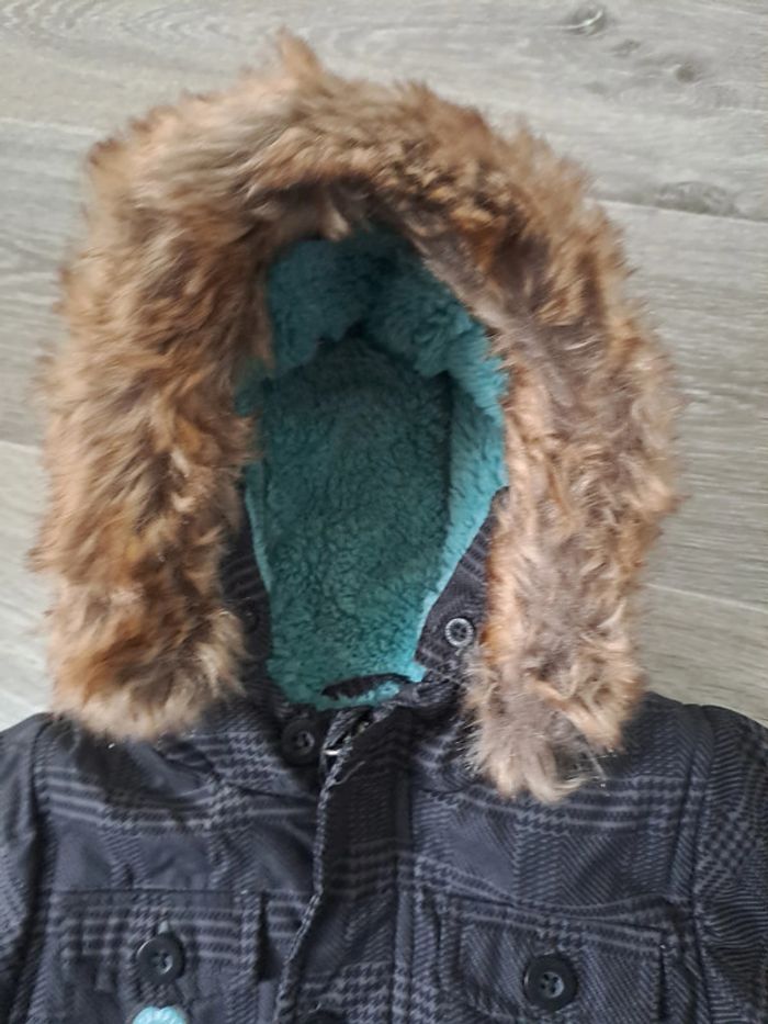 Blouson hiver peluche 9M Vertbaudet - TBE - photo numéro 3