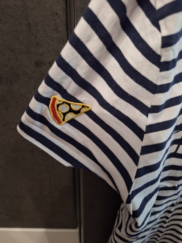 T-shirt manches courtes marinière - photo numéro 4