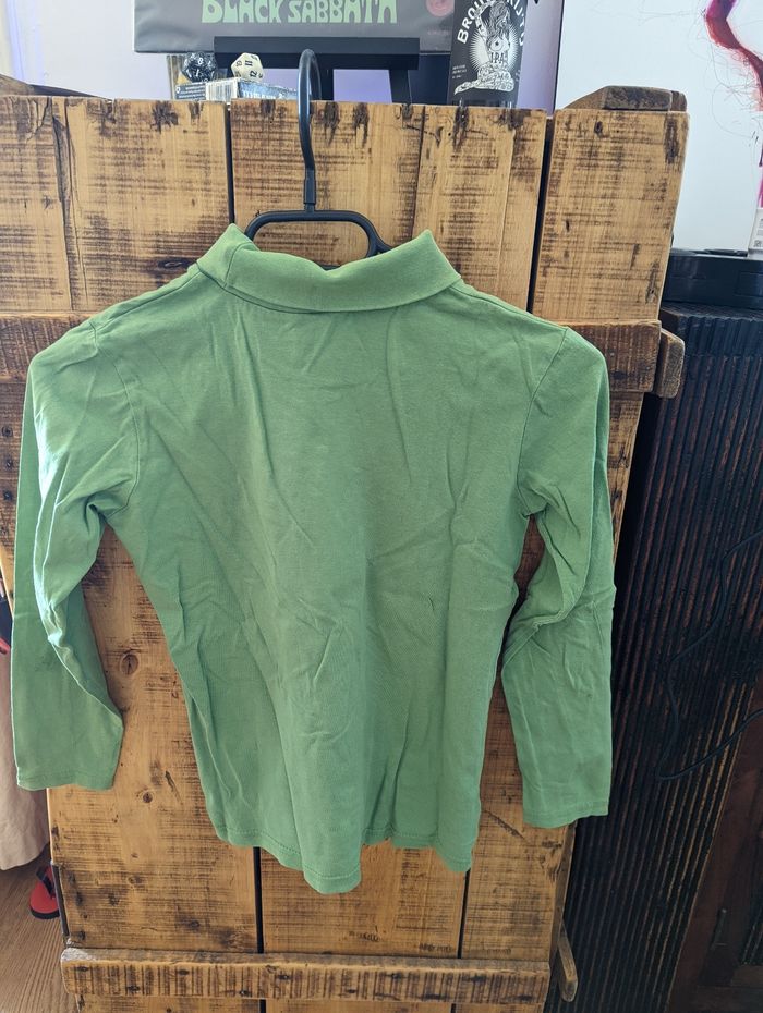 Sous pulls vert enfant 10ans - photo numéro 2
