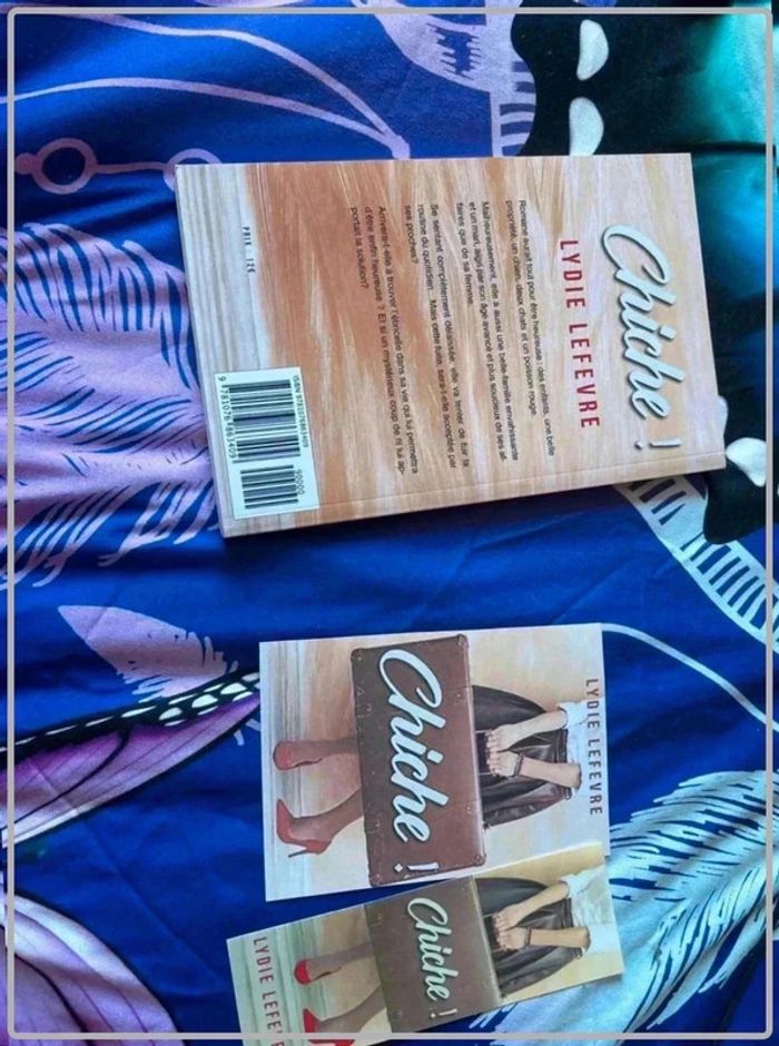 Livre chiche avec marque page, lydie lefevre - photo numéro 2