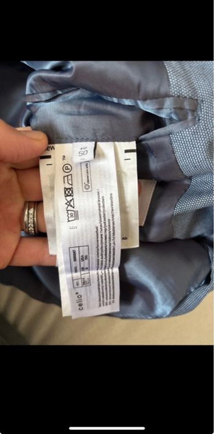 Blazer costume bleu - photo numéro 5