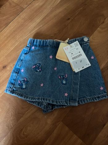 Jupe en jean stitch