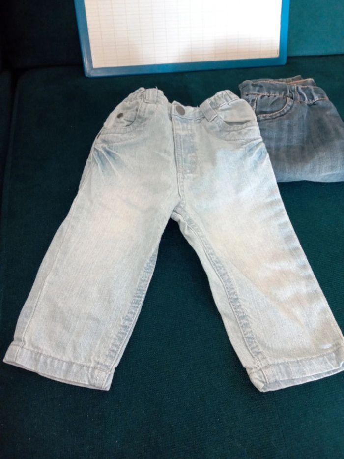 Lot 6 jeans 9mois bebe - photo numéro 6