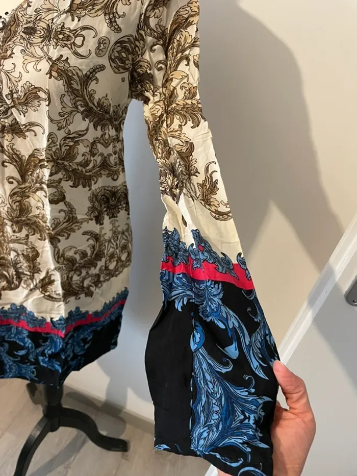 Tunique Nagisa Paris - Motif baroque et rayures - Taille M - photo numéro 5