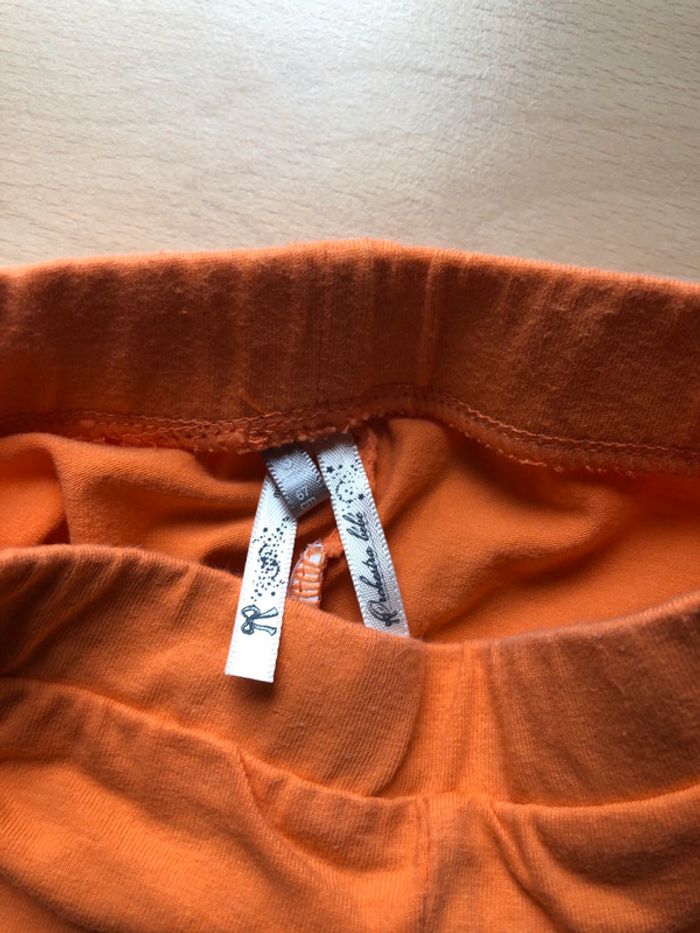 Legging fille orange orchestra 6 mois - photo numéro 2