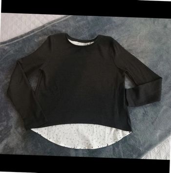 Pull bi matière 9/10 ans