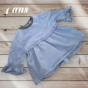 💙 Blouse manches courtes toute mignonne