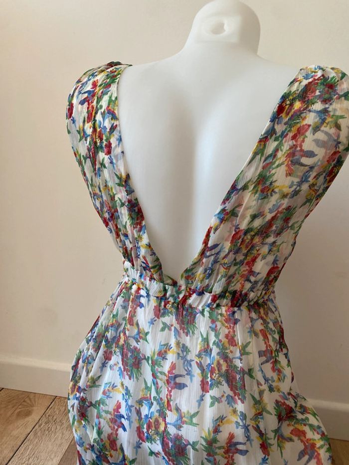 Robe Longue fleuri doublée - photo numéro 4
