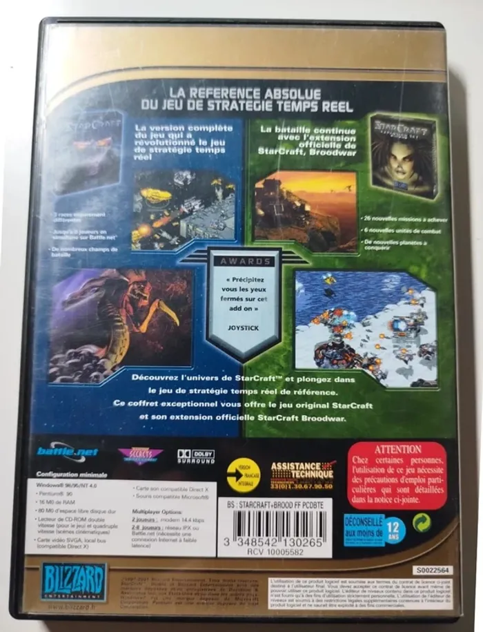 Jeu StarCraft Collector Pc avec notice - photo numéro 2