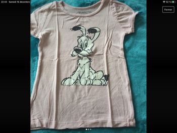 tee shirt parc astérix 2 / 4 ans tbe