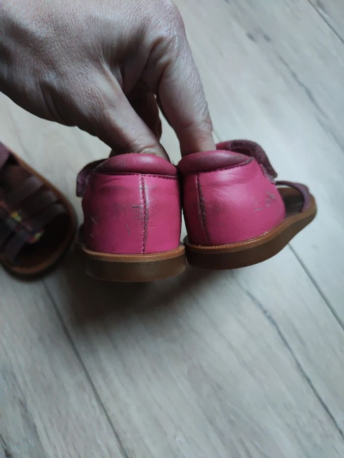 2 paires de sandalettes roses - photo numéro 5