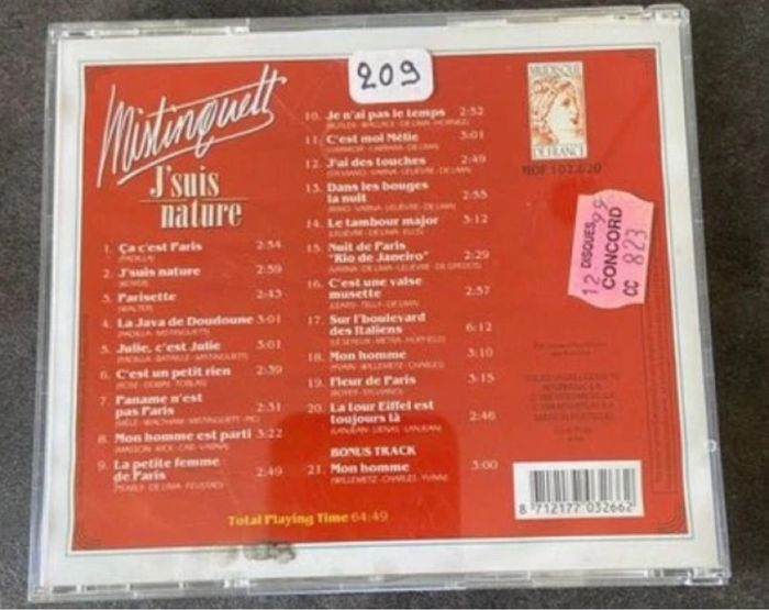 Album J’suis nature Mistinguett - photo numéro 4