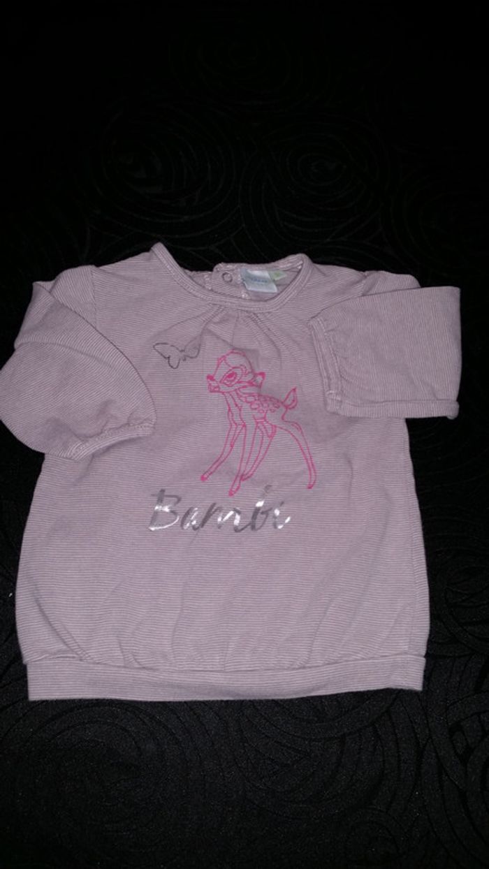 T-shirt Bambi Disney 3 mois