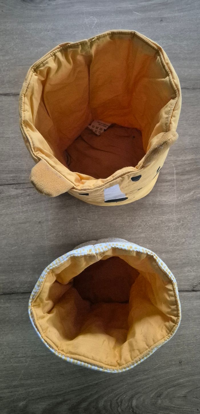 Lot panières de rangement tissus Samba - photo numéro 3