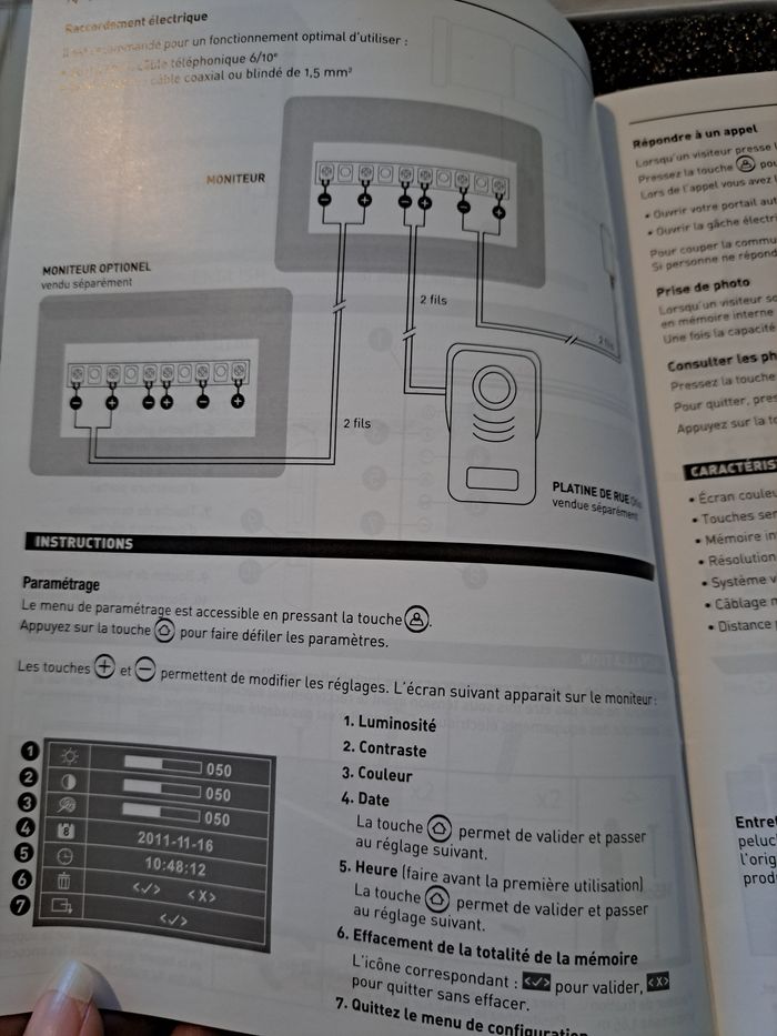 Moniteur vidéo pour visiophone - photo numéro 6