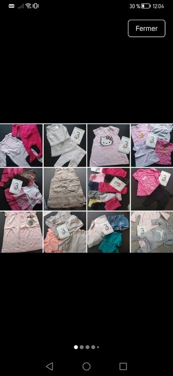 Lot 3 mois été fille
