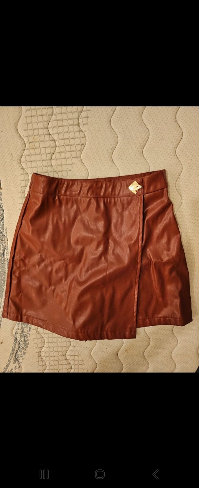Jupe short bordeaux