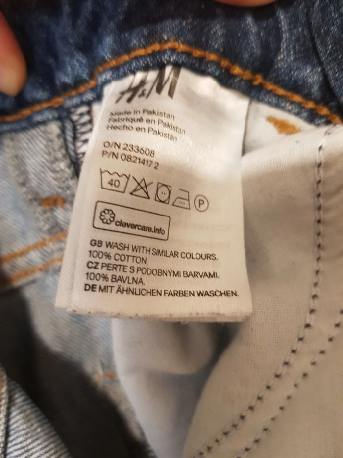 Jean mom taille haute bleu - photo numéro 5