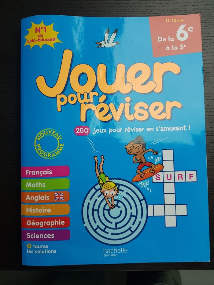 Cahier de vacances de la 6ème à la 5ème