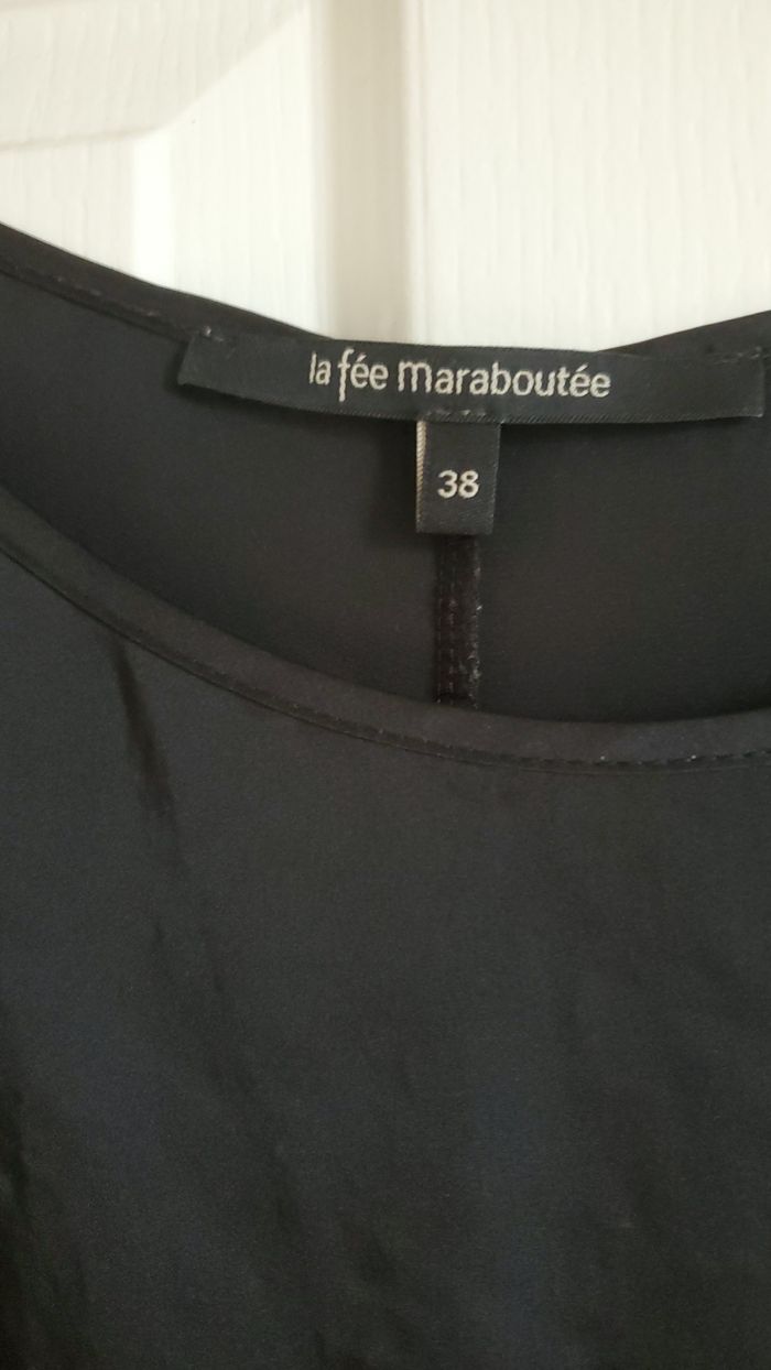 Blouse noire la fée maraboutee - photo numéro 2