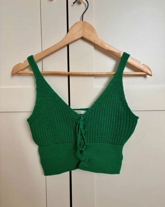 Crop top en maille - photo numéro 2