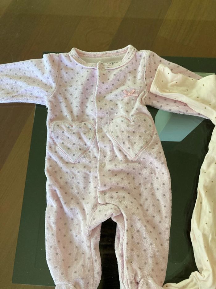 Lot de 2 pyjamas 1 mois - photo numéro 2