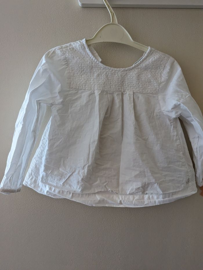 Blouse blanche obaibi 23 mois - photo numéro 2