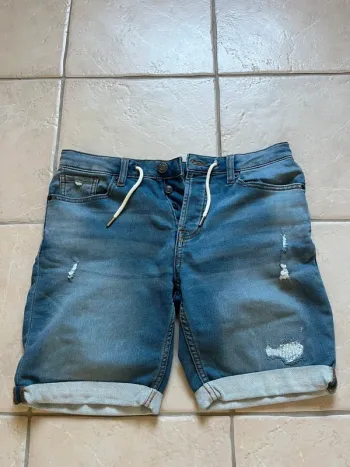 Short en jean h&M homme