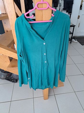 Chemise verte