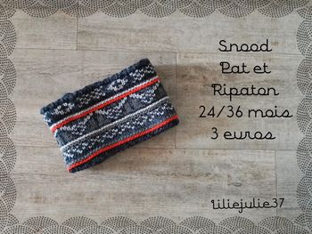 Snood Pat et Ripaton 24/36 mois