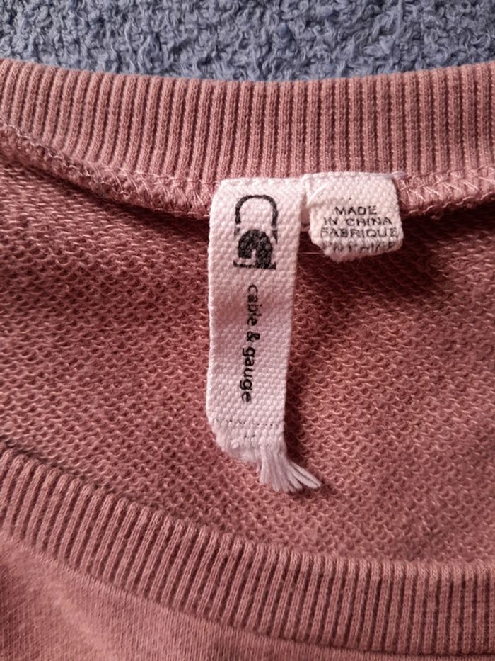 Sweat manche bouffante avec smoks Cable &gauge - photo numéro 5